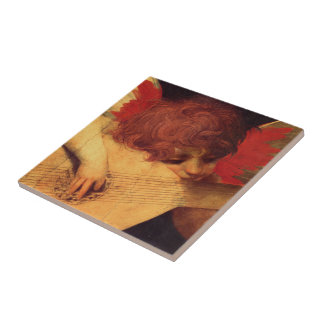 Muzikant Engel van Rosso Fiorentino Tegeltje