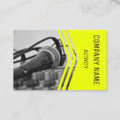 Muzikant/geluidsingenieur/zanger Visitekaartje (Voorkant)