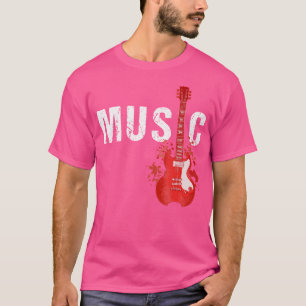Muzikant Gitarist Elektro Akoestische Gitarist T-shirt