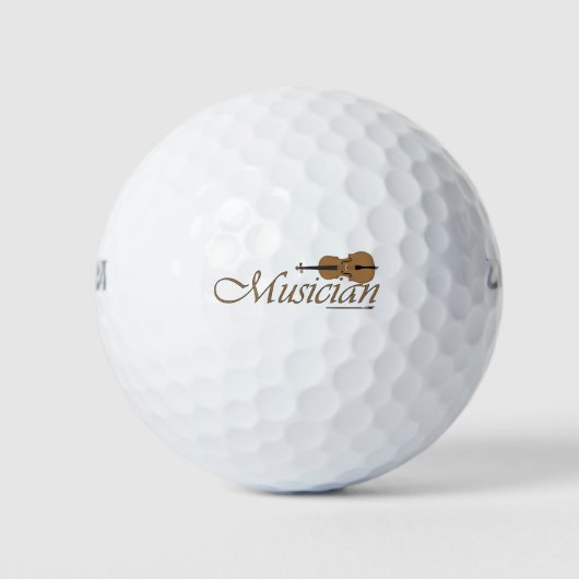 Muzikant Golfballen (Voorkant)