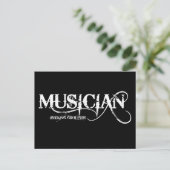 Muzikant...Groeperingen zoeken! Briefkaart (Staand voorkant)