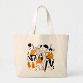 Muzikant Grote Tote Bag (Voorkant)