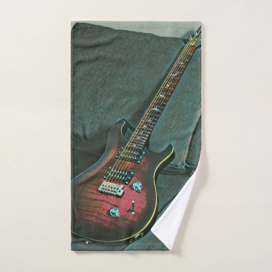 Muzikant guitar lovers gift handdoek (Handdoek)