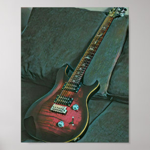 Muzikant guitar lovers gift poster