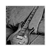Muzikant guitar lovers gift rubberstempel (Afrduk)