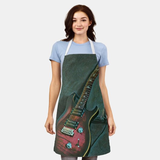 Muzikant guitar lovers gift schort (Gedragen)
