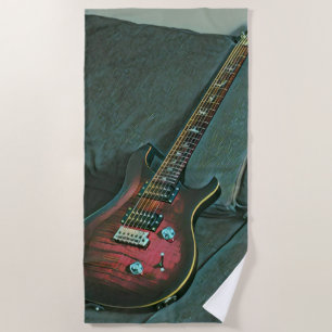 Muzikant guitar lovers gift strandlaken