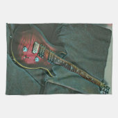 Muzikant guitar lovers gift theedoek (Horizontaal)