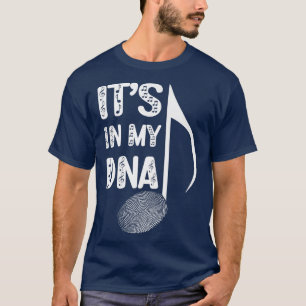 Muzikant Het zit in mijn DNA Hobby Orchestra Band T-shirt