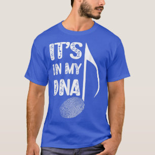 Muzikant in mijn dna Hobby Orchestra Band Sheet T-shirt