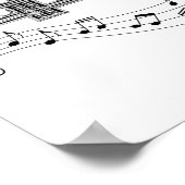 Muzikant Jazz op Trumpet Player Poster (Hoek)