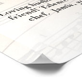 Muzikant Jubileum van het Leven Aangepaste Foto, B Poster (Hoek)