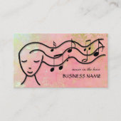 Muzikant, kapper, danser, zanger visitekaartje (Voorkant)