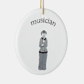 muzikant keramisch ornament (Rechts)