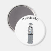 muzikant magneet (Voorkant / Achterkant)