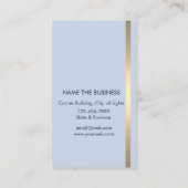 Muzikant met mand visitekaartje (Achterkant)