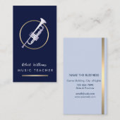 Muzikant met mand visitekaartje (Voorkant / Achterkant)