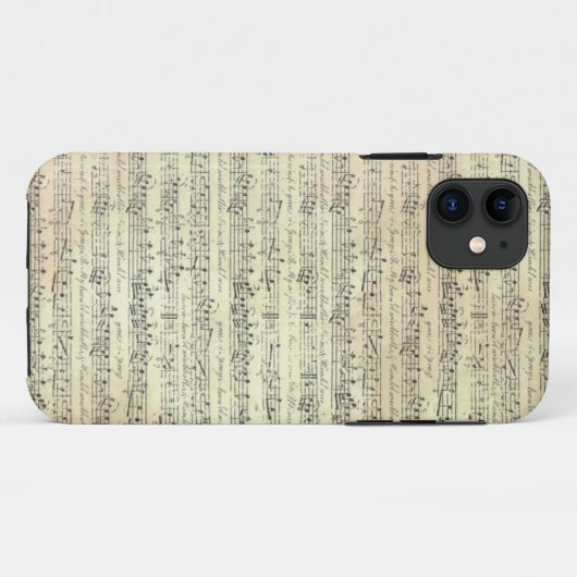 Muzikant met  muziekopnames Case-Mate iPhone case (Achterkant (horizontaal))