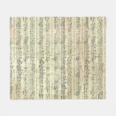 Muzikant met  muziekopnames fleece deken (Voorkant (Horizontaal))