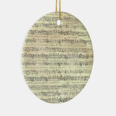 Muzikant met  muziekopnames keramisch ornament (Rechts)