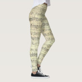 Muzikant met  muziekopnames leggings (Rechts)
