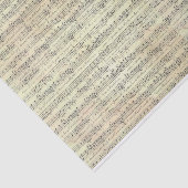 Muzikant met  muziekopnames tissuepapier (Detail)