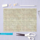 Muzikant met  muziekopnames tissuepapier (Craft)