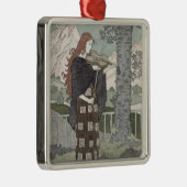 Muzikant Metalen Ornament (Rechts)