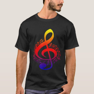 Muzikant Musician Music Treble Clef T-shirt