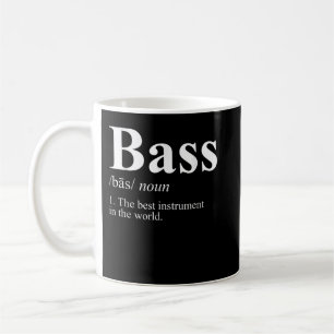 Muzikant Muziekinstrument Bas, Gitarist Bassist Ba Koffiemok