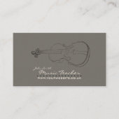 Muzikant/Muziekleraar v3 Visitekaartje (Voorkant)