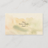 Muzikant/Muziekleraar Visitekaartje (Achterkant)