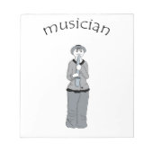 muzikant notitieblok (Voorkant)
