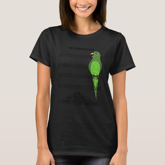 Muzikant Parrot I Stil I Green Parrotl T-shirt (Voorkant)