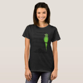 Muzikant Parrot I Stil I Green Parrotl T-shirt (Voorkant volledig)