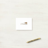 Muzikant Post-it® Notes (Op bureau)