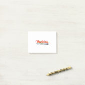 Muzikant Post-it® Notes (Op bureau)