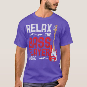 Muzikant Retro bassist bassist gitarist T-shirt
