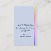 Muzikant Roos Gold Music Saxophone Instrument Visitekaartje (Achterkant)