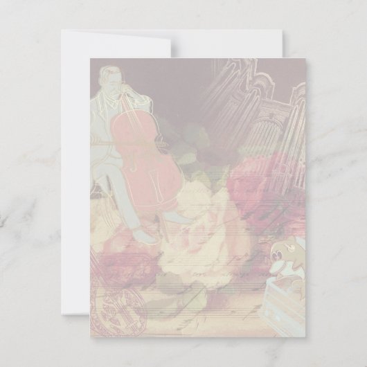 Muzikant - RSVP / Uitnodiging (Achterkant)