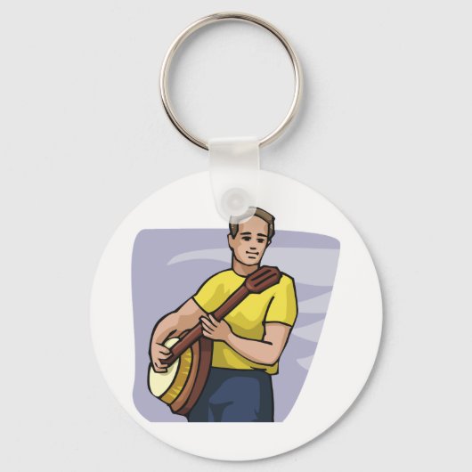 Muzikant-Sleutelhanger Sleutelhanger (Achterkant)