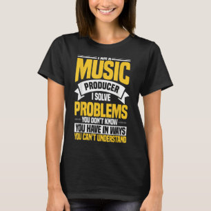 Muzikant Song Maker van muziekproducent T-shirt
