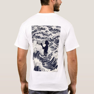 Muzikant speelt trompet staand T-shirt