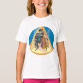 Muzikant spelen de chello t-shirt (Voorkant)