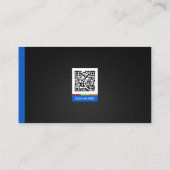 Muzikant - Stijlvolle QR-code voor thema Visitekaartje (Achterkant)