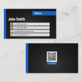 Muzikant - Stijlvolle QR-code voor thema Visitekaartje (Voorkant / Achterkant)