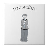 muzikant tegeltje (Voorkant)