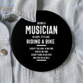 Muzikant Titel Titel Ronde Button 6,0 Cm (In situ)