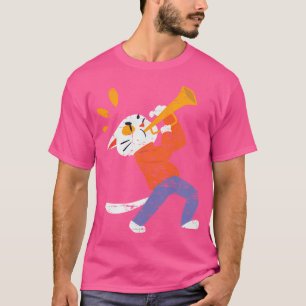 Muzikant Trompet Speler Kat Gift Trompet T-shirt