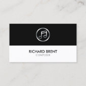 Muzikant van componist visitekaartje (Voorkant)